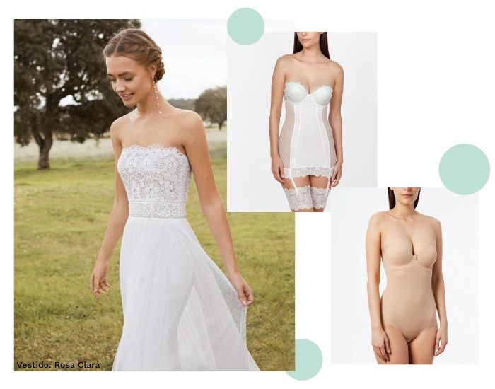 Dime qué vestido llevas y te diré que lencería de novia necesitarás - Blog